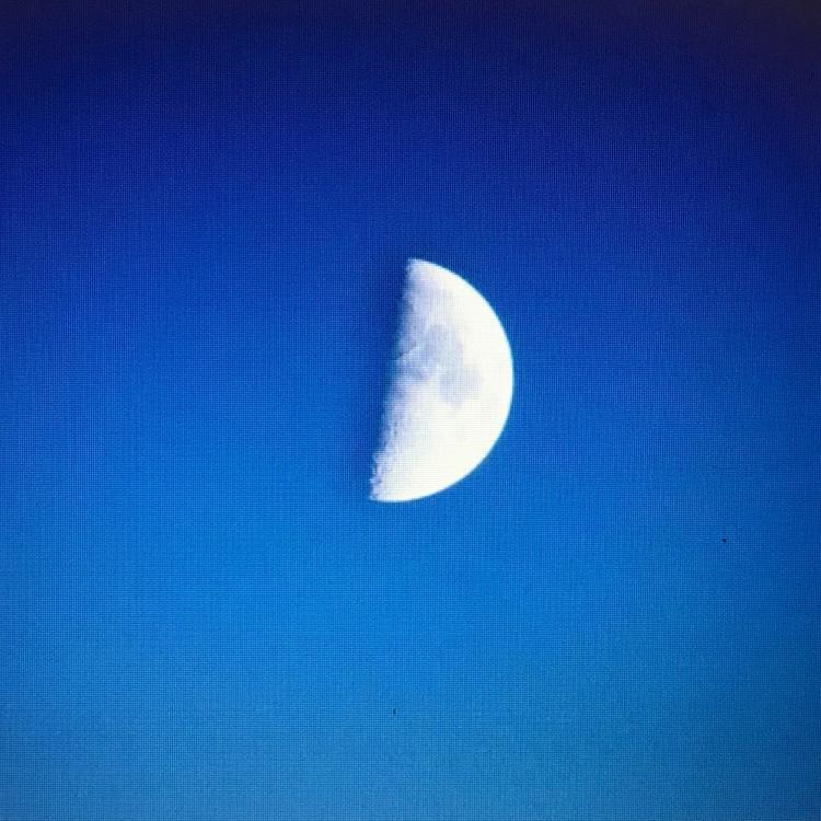 What phase of the moon would this be? 1st quarter, waxing half moon 3rd quarter, waning-example-1