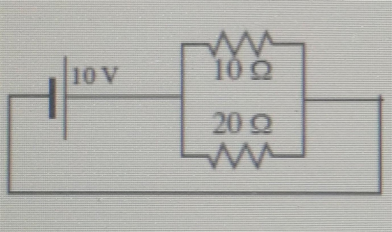 23. What is the total resistance of the combination of two resistors in the diagram-example-1