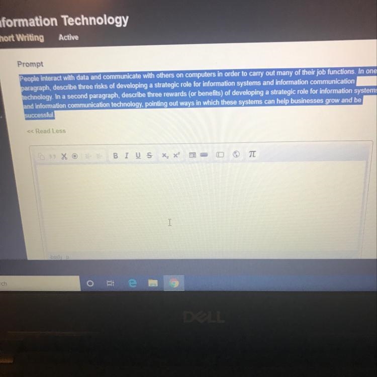 Prompt Writing People interact with data and communicate with others on computers-example-1