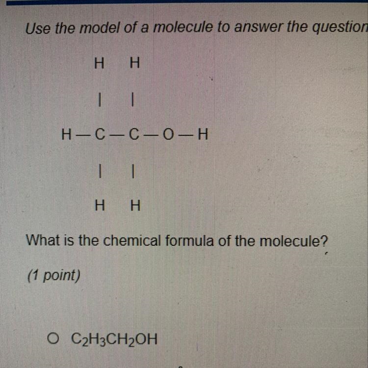 What is the chemical formula of the molecules-example-1