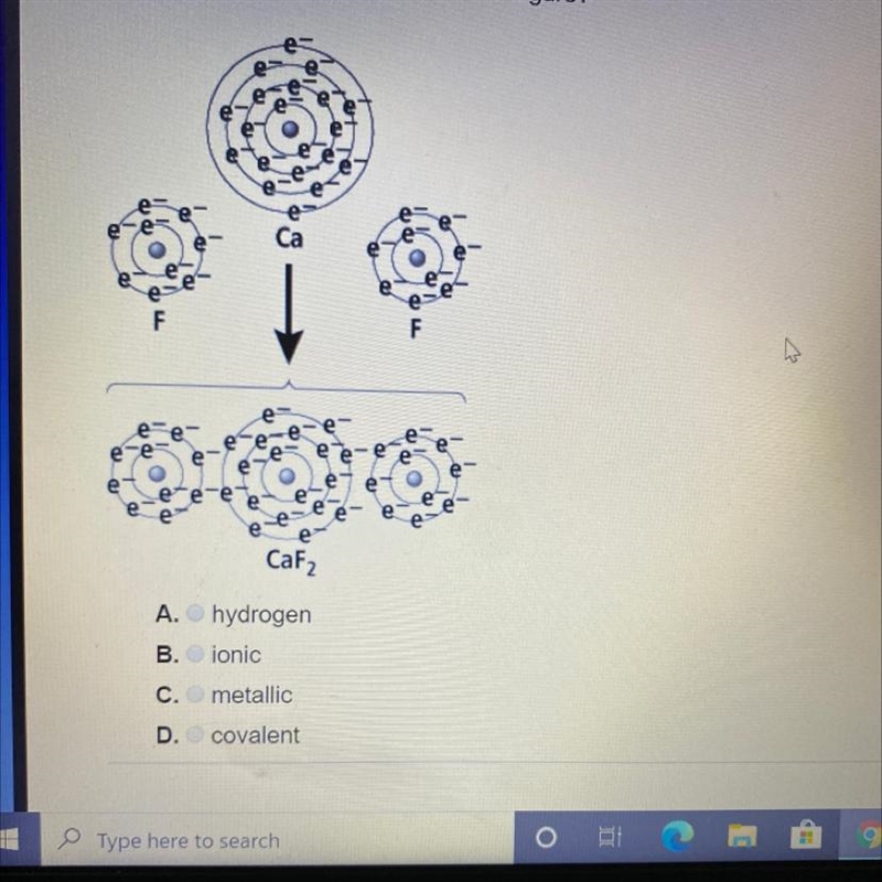 What type of bond is shown in the figure?-example-1