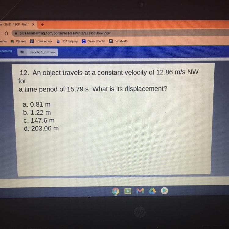 What is its displacement ?-example-1