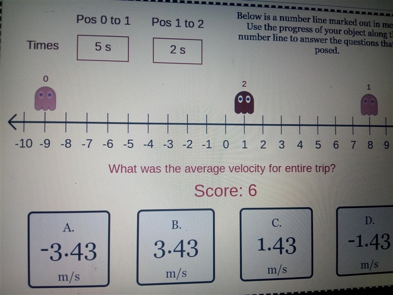 What was the average velocity for entire trip PLEASE HELP-example-1