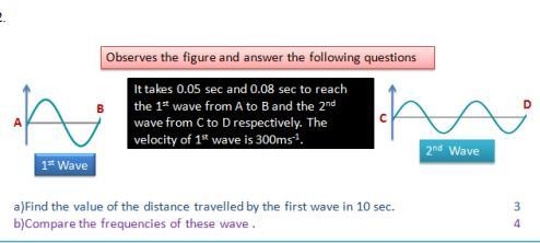 Just two questions please answer.physics wave-example-1