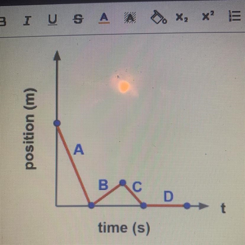 Which line segments labeled in the graph to the right represent an object that is-example-1