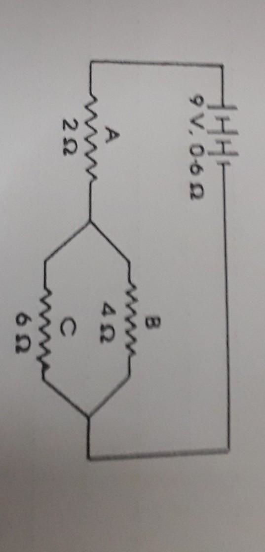 With the help of the given diagram calculate the current through each resistor.​-example-1