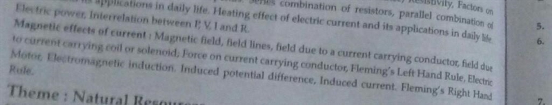 Here's the cbse syllabus for magnetic effects of electric current​-example-1