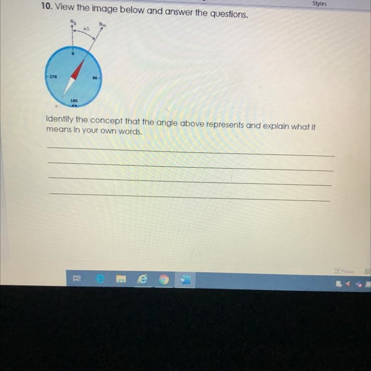 Identify the concept that the angle above represent and explain what it means in your-example-1