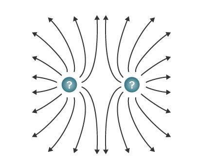 Use the drop-down menu to complete the statement. Based on the field lines, the electric-example-1