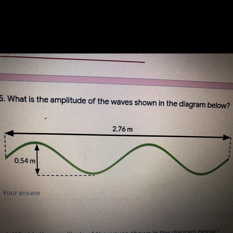 5. What is the amplitude of the waves shown in the diagram below?-example-1