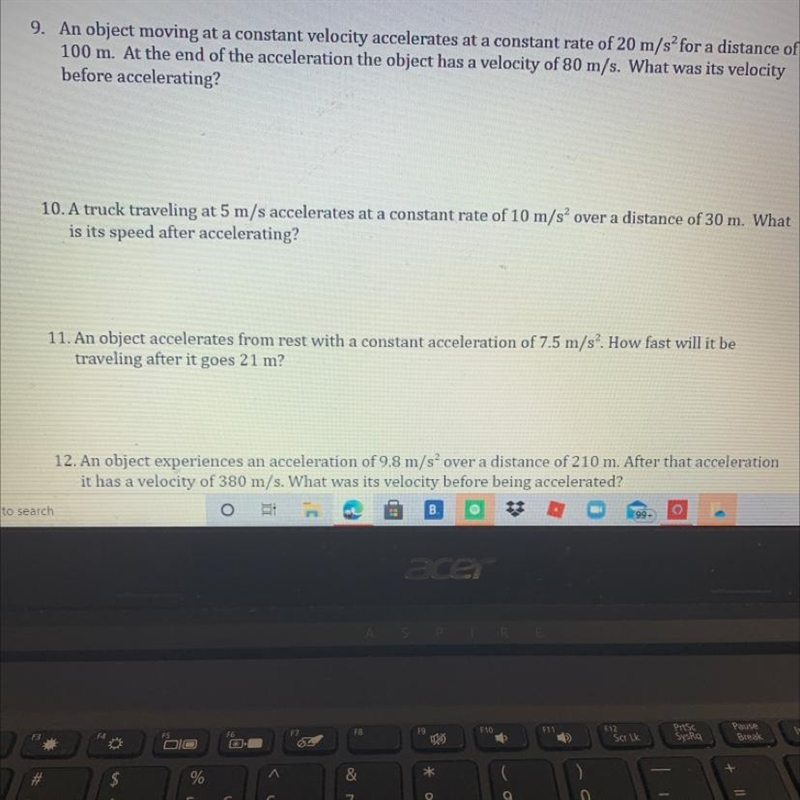 9. An object moving at a constant velocity accelerates at a constant rate of 20 m-example-1