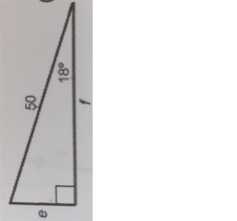 Use trigonometry to find the missing values of the sides of the triangles below.-example-1