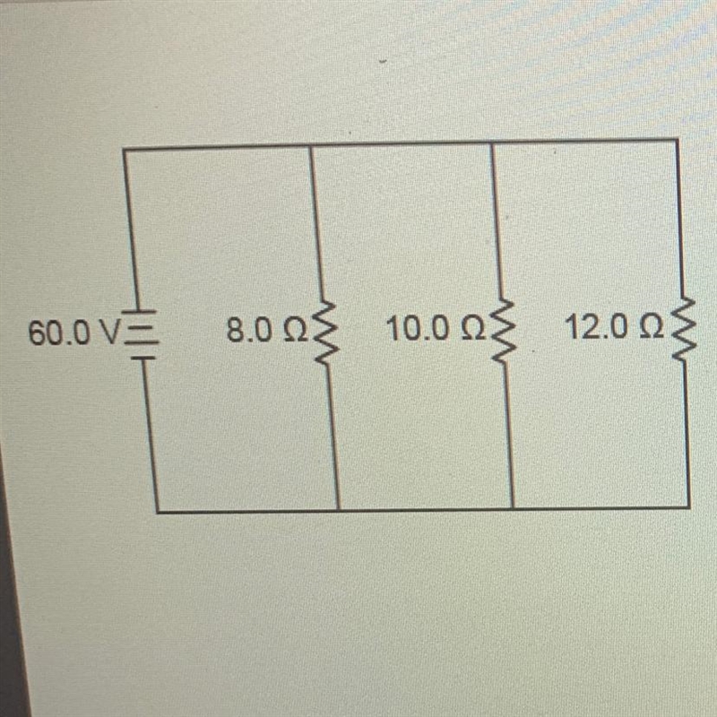 What is the current in each branch of the circuit? 8: A 10: A 12: A-example-1