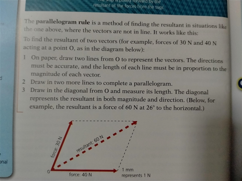 Here is the parallelogram rule in the file attached... Can someone please explain-example-1