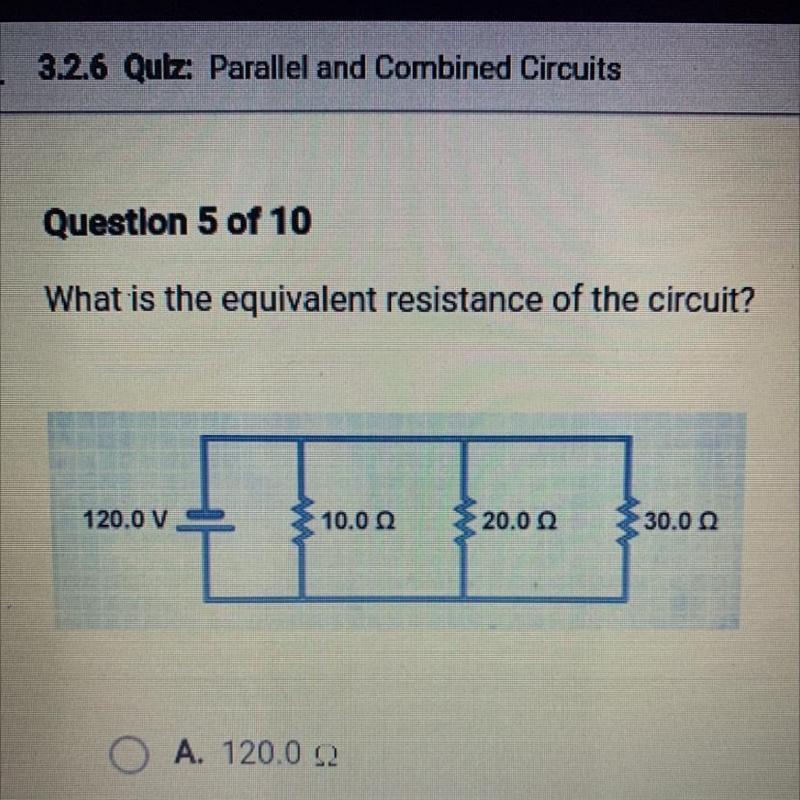 What is the equivalent resistance of the circuit?-example-1