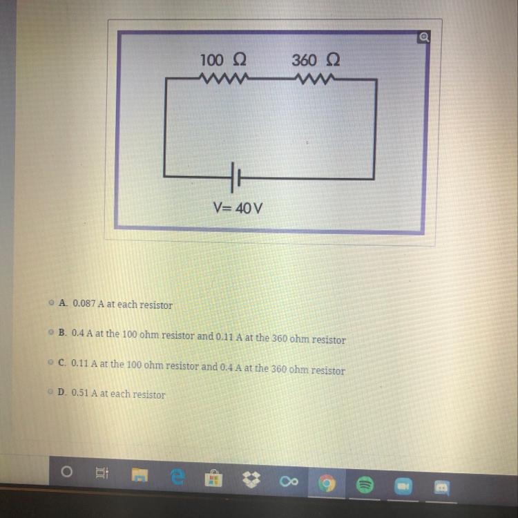 Consider the circuit shown here. Find the current at EACH resistor.-example-1