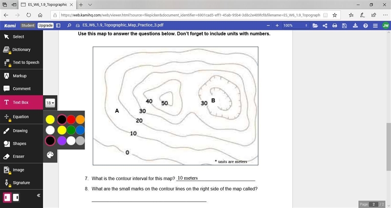 Trying to help my brother but i dont remember question 8. Pls help, thank you-example-1