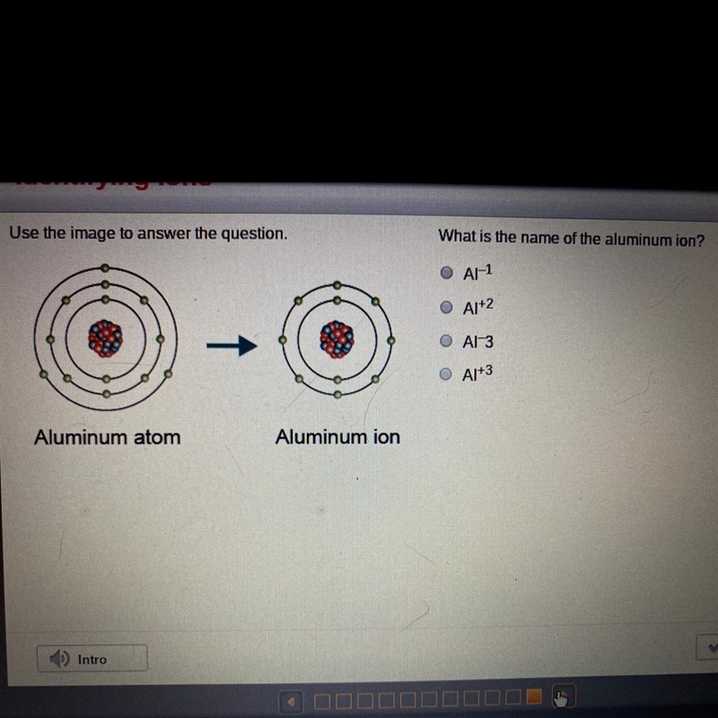 PLEASE HELP use the image to answer the question. what is the name of the aluminum-example-1