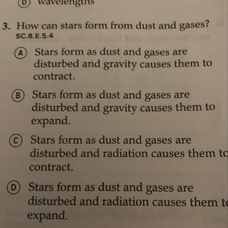 How can stars form from dust and gasses-example-1