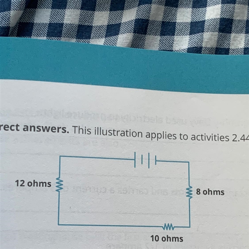 True or False? The current through each of the resistors is equal.-example-1