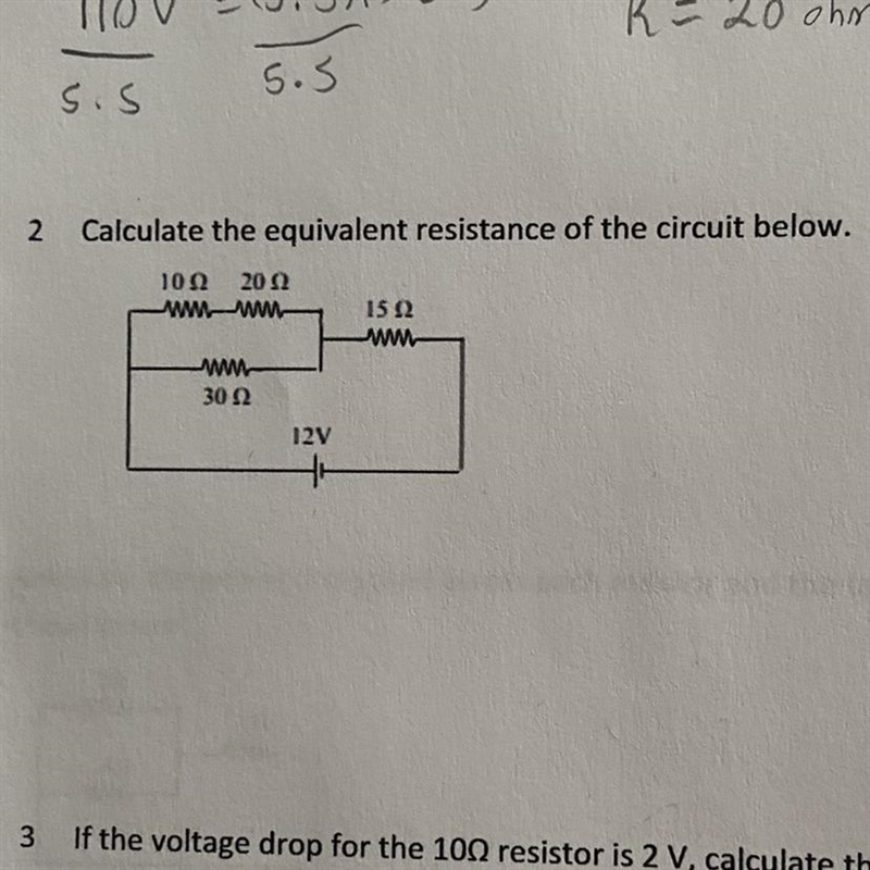 Calculate the equivalent resistance of the circuit below.-example-1