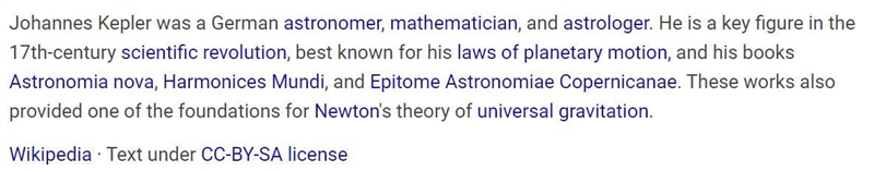 Johannes Kepler is known for which discovery in astronomy-example-1