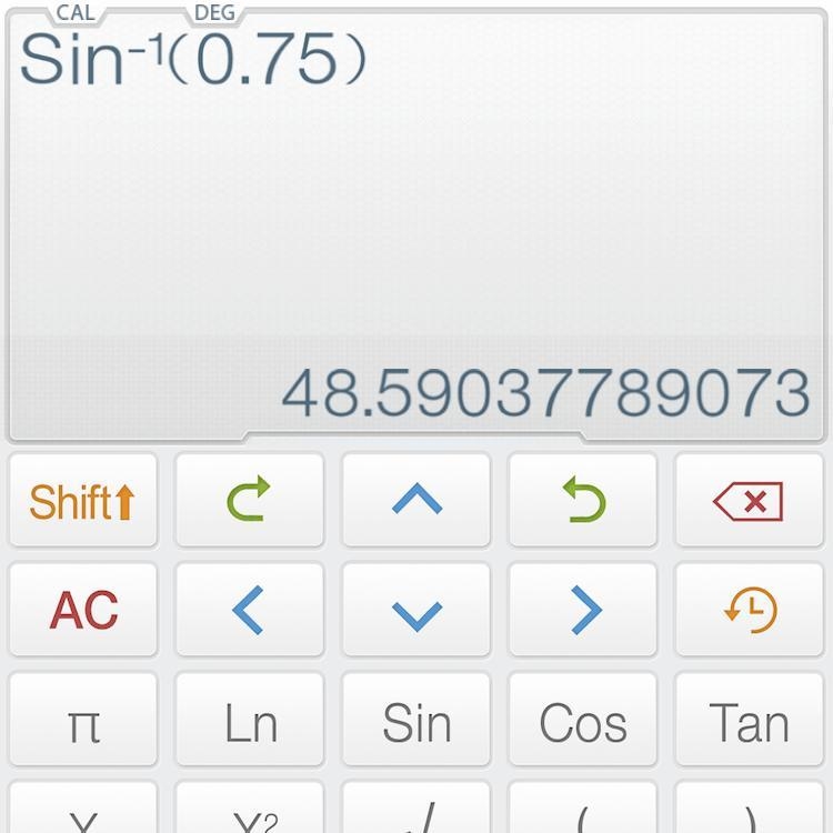 What is the inverse sine of 0.75-example-1