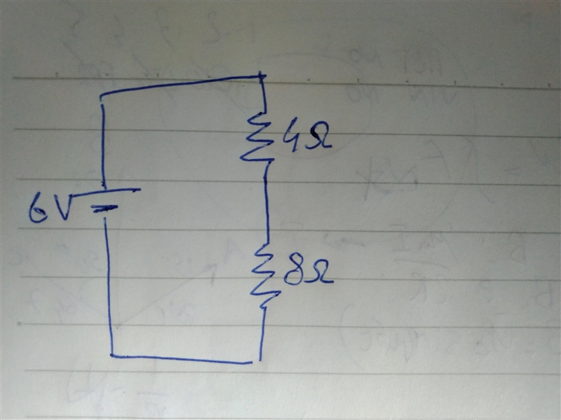 (a) You are provided with two resistors of values 482 and 8 (0) Draw a circuit diagram-example-1