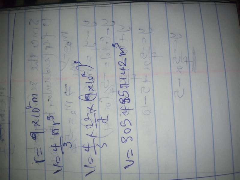 Suppose a spherical asteroid has a radius of approximately 9.0 x 102 m. Use the formula-example-1