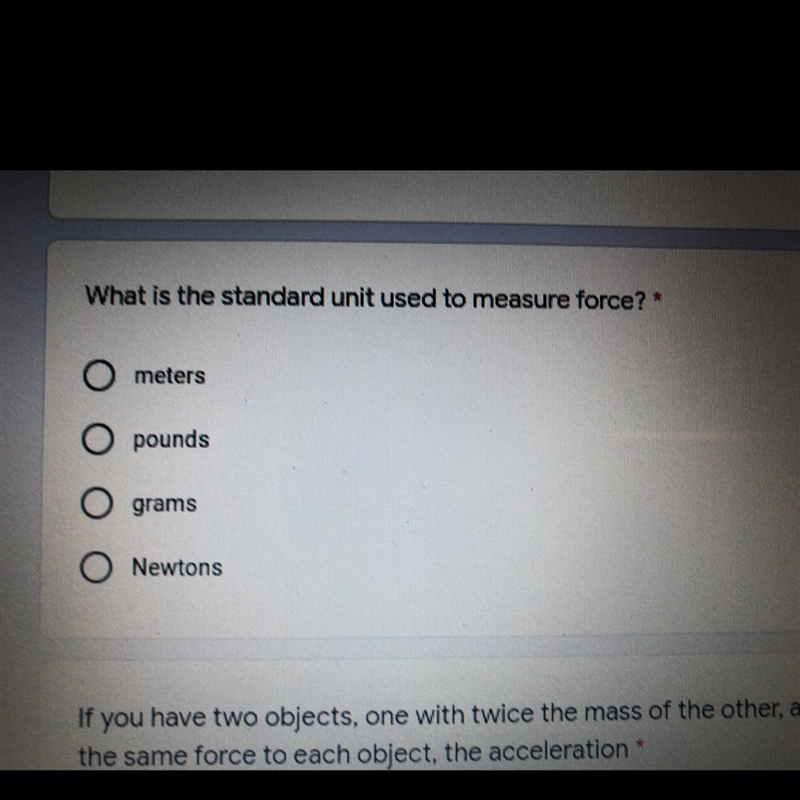 What is the standard unit to measure force?-example-1