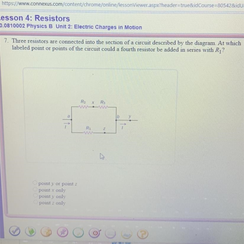 Three resistors are connected into the section of a circuit described by the diagram-example-1