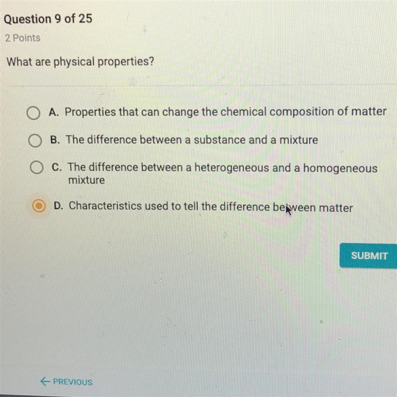 What are physical properties?-example-1