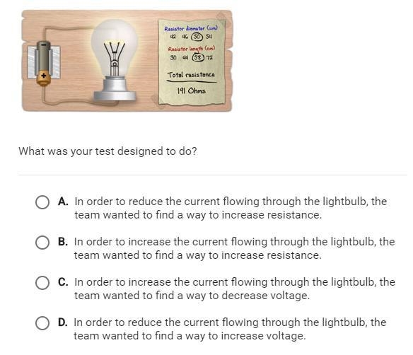 What was your test designed to do?-example-1