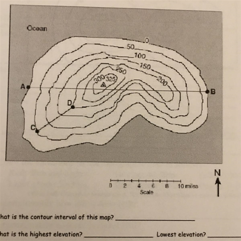 1.What is the contour interval of this map?-example-1