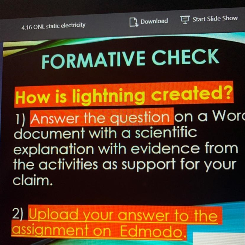 How is lightning formed with explanation l?-example-1