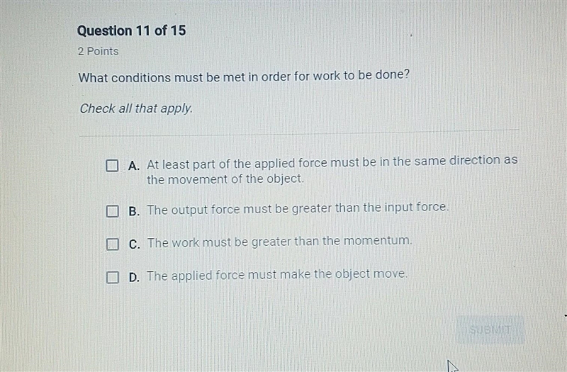 Which conditions must be met in order for work to be done?​-example-1