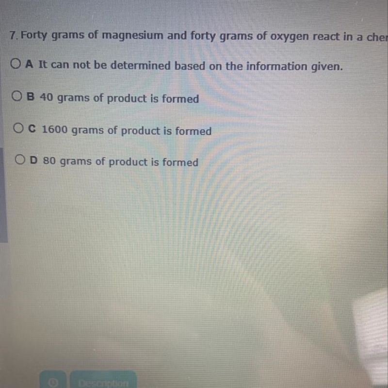 40 g of magnesium and 40 g of oxygen react in a chemical reaction in a close system-example-1