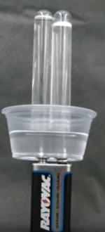 In a science experiment showing the splitting of water into Oxygen and hydrogen, two-example-1