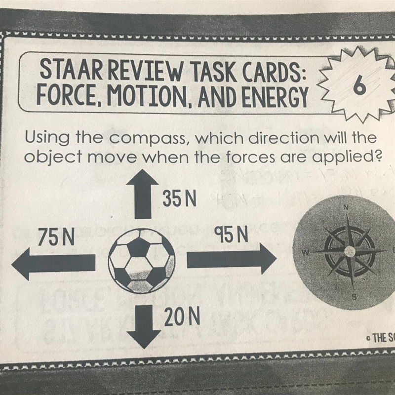 (NEED HELP ASAP) Which direction will the object move when forces are applied?-example-1