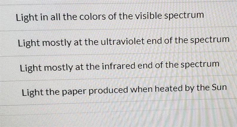 adrian is observing a peace of white paper his eye perceives the paper to be white-example-1