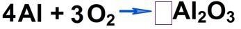 Based on the Law of Conservation of Matter, what number should be placed in the box-example-1