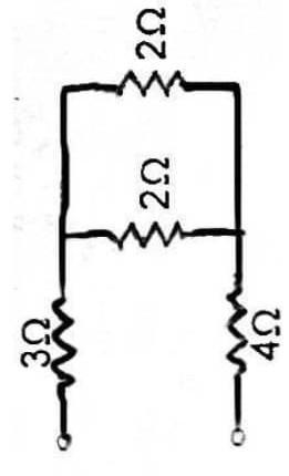 What is the resultant resistance of the circuit in the image shown? A. 8Ω B. 11Ω C-example-1