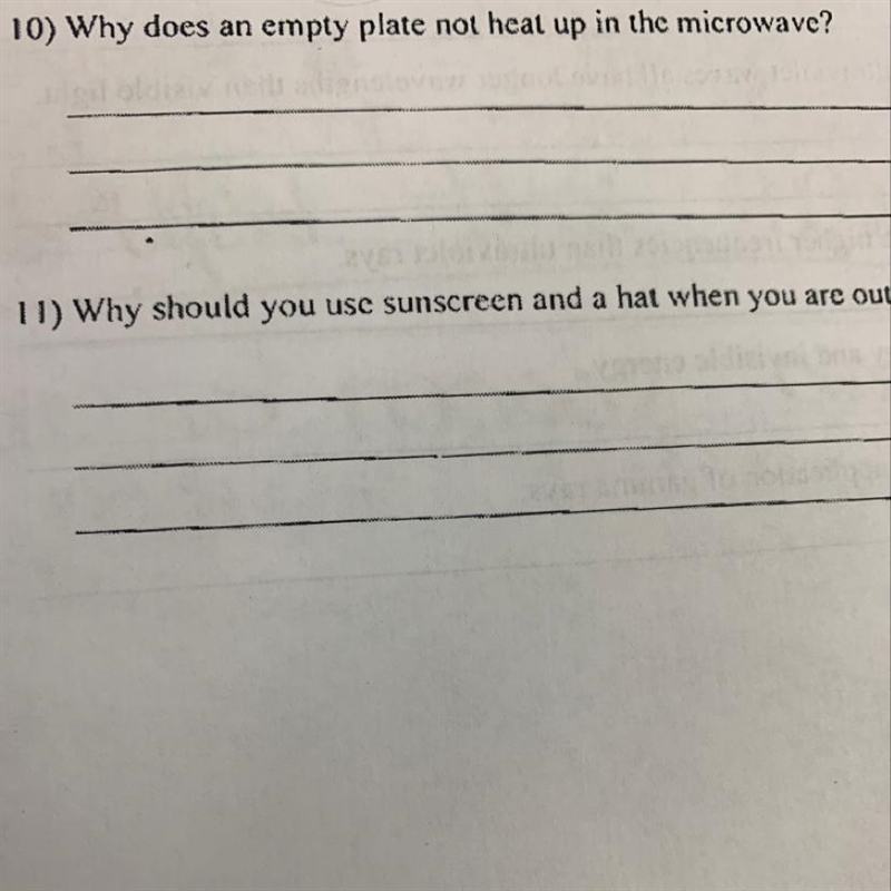 Why does an empty plate not heat up in the microwave-example-1