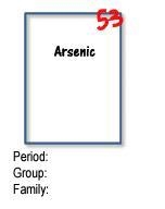 Fill in the following information for the element arsenic-example-1