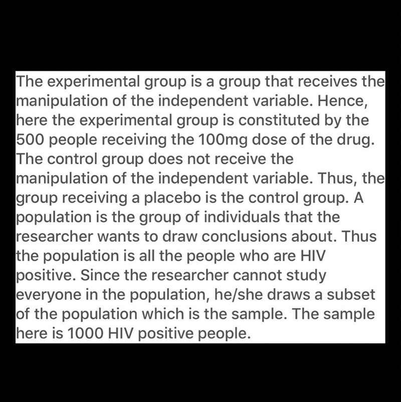 A researcher is investigating if the medicine “AIDSCURE” is able to reduce the immune-example-1