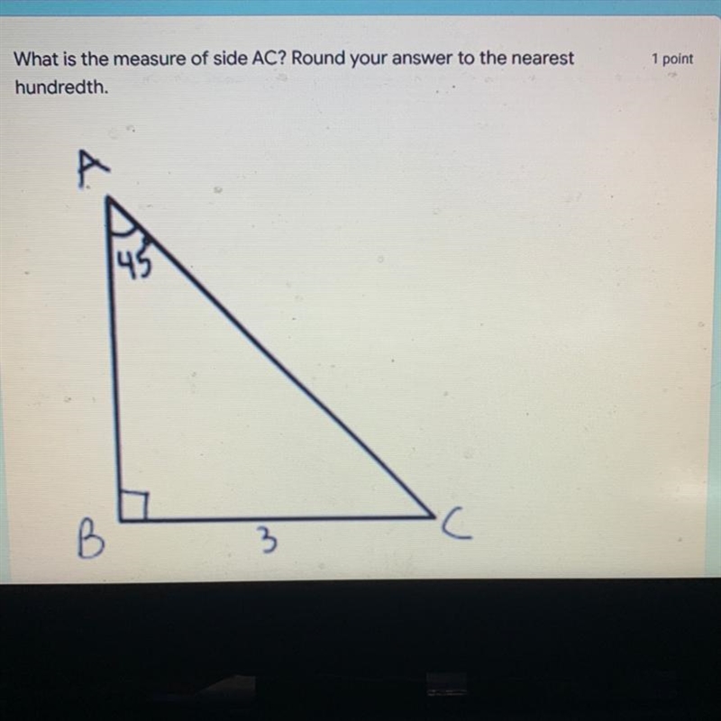 What is the measure of side of AC?-example-1