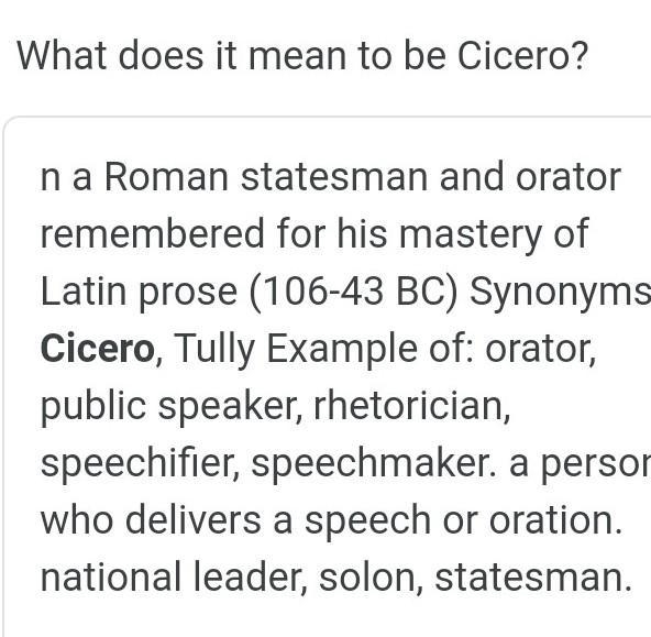 What does cicero mean?-example-1