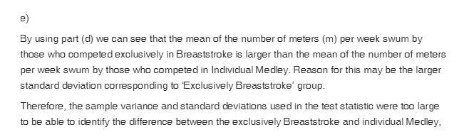 A survey reported the number of meters (m) per week swam by two groups of swimmers-example-4