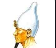 What did the White crown look like in the Egyptians-example-1