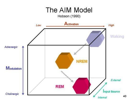 In the biological theory of dreams, the three-dimensional AIM cube depicts all states-example-1